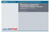 Measure Guideline: Transitioning to a Tankless Water · PDF fileMeasure Guideline: Transitioning to a Tankless Water ... Measure Guideline: Transitioning to a Tankless Water ... 4