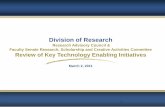 Division of Researchresearch.fiu.edu/documents/events/documents/facultySenateRAC... · Division of Research. FIU Research Clearance ... Access to the online clearance solution ...