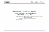 Model Curriculum - · PDF fileModel Curriculum . Bar Bender & Steel Fixer ... Bar bending schedule sample 6. ... for beam, column, slab, wall and footing • Calculation of total weight