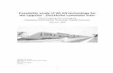 Feasibility study of WLAN technology for the Uppsala ... · PDF fileFeasibility study of WLAN technology for the Uppsala - Stockholm commuter train ... Link budget
