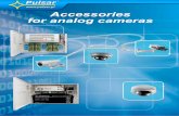 Accessories for analog cameras - · PDF filePower supplies for analog cameras – 12VDC – melting fuse (glass) Power supplies for analog cameras – 12VDC ... MSEP 4-channel video