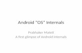 Android “OS” Internals - Wright State Universitycecs.wright.edu/~pmateti/Courses/4440/Lectures/Internals/Android... · Android “OS” Internals ... Android Version History ...