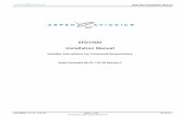 EFD1000 Installation Manual - НЕБО-Сервис · PDF fileEFD1000 Installation Manual DOCUMENT # A-01-126-00 PAGE 12-202 Revision C © Copyright 2008 Aspen Avionics Inc. A-08-131-00