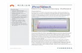 Gamma Spectroscopy Software - CANBERRA · PDF fileOsprey™ and Lynx ® DSPs ... ProSpect Gamma Spectroscopy Software TLIST mode can be used to simultaneously acquire data with two