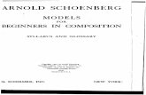 ARNOLD SCHOENBERG iN - artisiou.com - Arnold Schoenberg... · can .write without the aid of the piano and even fewer ... coordination of melody and· harmony, ... a considerable creative