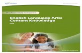 English Language Arts: Content Knowledge study · PDF file6. Study Topics ... Test Name English Language Arts: Content Knowledge Test Code ... for English Language Arts, the test measures