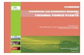 Technical EIA Guidance Manual for Thermal Power · PDF fileTGM for Thermal Power Plants i August 2010 TABLE OF CONTENTS 1. ... Table 3-18: Preliminary Hazard Analysis for the Whole