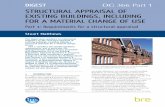 STRUCTURAL APPRAISAL OF EXISTING BUILDINGS, INCLUDING · PDF fileengineers on the structural appraisal of existing buildings, ... APPRAISAL OF EXISTING BUILDINGS, INCLUDING ... engineer