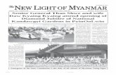 Established 1914 Volume XIV, Number 246 14th Waning of ... · PDF fileWin, Lt-Gen Thiha Thura Tin Aung Myint Oo, Lt- ... investment in R&D ... Over 27,000 young foreigners