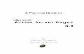Microsoft Active Server Pages 3 -  · PDF fileActive Server Pages ... When you type a URL in the Address box or click a link on a ... a directory mapped as a virtual directory,
