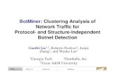 BotMiner : Clustering Analysis of Network Traffic for ...faculty.cse.tamu.edu/guofei/paper/botMiner-Security08-slides.pdf · BotMiner : Clustering Analysis of Network Traffic for