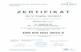 Translation from German - zeman-stahl.com … · DIN Professional Report CEN ISO/TR 15608:2006-01 Welding supervision Brzęczek Sylwester, born. 18.09.1970, IWE Deputy -