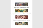 Themes and Variations - Provincetown Art Association and ... · PDF fileThemes and Variations Tod Lindenmuth: Paintings and Prints, ... Iprocess. n the hands of a moderately business-minded