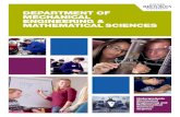 DEPARTMENT OF MECHANICAL ENGINEERING & MATHEMATICAL SCIENCES · PDF fileDEPARTMENT OF MECHANICAL ENGINEERING & MATHEMATICAL SCIENCES ... the lab is the home of the Mathematical Modelling