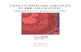 CHINA’S MILITARY STRATEGY IN THE ASIA- · PDF fileCHINA’S MILITARY STRATEGY IN THE ASIA-PACIFIC: ... China’s Military Strategy in the Asia ... view Chinese military strategy