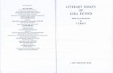 Literary Essays of Ezra Pound - PBworksnewpaltzcomposition.pbworks.com/f/Pound,+A+Retrospect.pdf · LITERARY ESSAYS OF EZRA POUND Edited with an Introduction by T. S. ELIOT BY EZRA