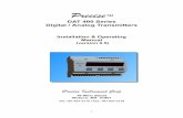 DAT 400 Manual 0 - Elettronica  · PDF fileoperation of the Precise 400 Series Digital / Analog Transmitters. There are two models within this series, the Model 400 which features