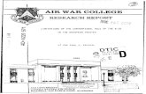 AIR WAR COLLEGE - Alternate · PDF fileAIR WAR COLLEGE RESEARCH REPORT OJTJC ... of conventional weapons for this aircraft. Given the correct mix of weapons, ... number of Soviet aircraft