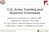 U.S. Army Training and Doctrine Command - · PDF fileDirectorate of Military Personnel Management, DCS, G-1 America’s Force of Decisive Action 1 U.S. Army Training and Doctrine Command