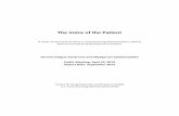The voice of the patient report: CFS-ME · PDF fileThe Voice of the Patient . A series of reports from the U.S. Food and Drug Administration’s (FDA’s) Patient-Focused Drug Development