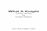 What A Knight Script - Craig Hawes A Knight Sampl… · 9/170214/3 ISBN: 978 1 84237 119 0 What A Knight Junior Script by Craig Hawes