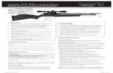 Coyote PCP Rifle Instructions - · PDF fileCoyote PCP Rifle Instructions Gun Safety • Make sure you know the laws relating to airguns, and abide by them. • When you pick up any