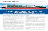 “Chief” Class 22,000 DWT (1,617teu) Multipurpose · PDF file“Chief” Class 22,000 DWT (1,617teu) Multipurpose Vessels Multiple Solutions for Sustainable Shipping through Maximum