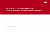 WiNG 5.X Reference - Michael · PDF fileWiNG 5.X – Best Practices & Recommendations Page 4 1. Best Practices / Recommendations 1.1 3G Adaptor for WWAN Some Wireless Controller and