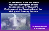 The IMF-World Bank Structural Adjustment Program and ... · PDF fileThe IMF/World Bank Structural Adjustment Program and its ... • World Bank/IMF imposed its SAP as a pre-condition