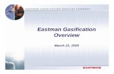 Eastman Gasification Overview  · PDF fileJust the Basics Gasification 101 Carbon + Oxygen + Water Carbon Monoxide + Hydrogen C + O 2 + H 2O CO + H
