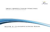 IWAS WHEELCHAIR FENCING - iwasf.com 2017-01-30 Fencin… · IWAS WHEELCHAIR FENCING ATHLETE CLASSIFICATION CODE Rules, Policies and Procedures for Athlete Classification ... the sport
