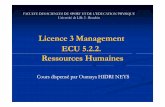 Licence 3 Management ECU 5.2.2. Ressources Humainesstaps.univ-lille2.fr/fileadmin/user_upload/ressources_peda/Licence/... · FACULTE DES SCIENCES DU SPORT ET DE L’EDUCATION PHYSIQUE
