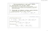 1. Definición de un gas ideal 2. Relación de Mayer entre ...facultatciencies.uib.cat/prof/juan.frau/qfI/teoria/tema3.pdf · 30/09/2009 1 Termodinámica. Tema 3 Termodinámica del