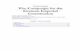 The Campaign for the German Imperial Constitution · PDF fileThe Campaign for the German Imperial Constitution ... in the “March Clubs”,2 the ... Imperial Constitution its Grutli