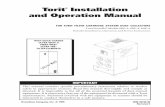 Torit® Installation and Operation Manual - SysTech Design · PDF fileTorit ® Installation and Operation Manual ... the location and operation of dust collection ... 7.0 Troubleshooting