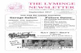 THE LYMINGE  · PDF fileTHE LYMINGE. NEWSLETTER. For the communities of LYMINGE, ETCHINGHILL, RHODES MINNIS and POSTLING. Produced by. THE LYMINGE ASSOCIATION.