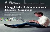 English Grammar Boot Camp - SnagFilms · PDF fileCourse Guidebook English Grammar Boot Camp Literature & Language Topic Writing Subtopic Professor Anne Curzan University of Michigan