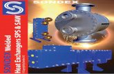Sondex A/S SPS enkelt sidet2.pdf · The SPS plate heat exchanger uses laser welded cassettes, which are made up of two round plates welded together using modern laser welding machines.