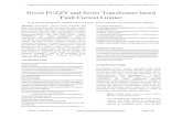 Novel FUZZY and Series Transformer based Fault Current · PDF fileNovel FUZZY and Series Transformer based Fault Current Limiter ... transformer-based solid state fault ... the current