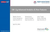 OBI 11g Advanced Analytics & New Features - Cloud · PDF fileOBI 11g Advanced Analytics & New Features ... PeopleSoft, SAP, Siebel Java, C++, Pearl etc. XML Publisher Data Sources