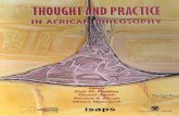 THOUGHT AND PRACTICE IN AFRICAN PHILOSOPHYafricanphilosophy.com/isaps-book.pdf · announcing thought and practice in african philosophy selected papers of the sixth annual conference