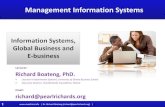 Information Systems, Global Business and E-business ... · PDF file1 | Dr. Richard Boateng (richard@pearlrichards.org) | Information Systems, Global Business and E-business Chapters