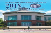 Arkansas Municipal League 2018 - · PDF file4 Convention Center Maps THEATER SEATING CAPACITY Total Seats: 1,331 Moveable Seats: 101 Disabled Seating: 56 STAGE AND BACKSTAGE SPECIFICATIONS