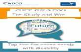 What is A Disability - NDCO program Web viewThe job description noted being able to make and receive phone calls and being able to accurately use word ... total or partial loss ...