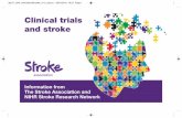 Clinical trials and stroke · PDF fileClinical trials and stroke Information from ... The ethics committee make sure it is safe. ta217_SAS_InformationBooklet_v14_Layout 1 29/01/2013