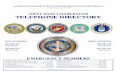 JOINT BASE CHARLESTON TELEPHONE DIRECTORY Phone Directory... · joint base charleston telephone directory area code 843 jb-chs-ab 963-xxxx. jb-chs-ws . 794-xxxx. dsn numbers jb-chs-ab