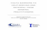 YOUTH BARRIERS TO HELP-SEEKING AND REFERRAL · PDF fileYouth Barriers to Help-Seeking and Referral from General Practitioners 5 EXECUTIVE SUMMARY ... • Results may not be generalisable
