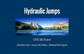 Hydraulic Jumps - Colorado State University Walterpierre/ce_old/classes/CIVE 401/projects... · A hydraulic jump will not occur when a flow goes from ... which causes a “jump”