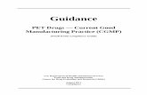 PET Drugs — Current Good Manufacturing Practice (CGMP) · PDF fileGuidance . PET Drugs — Current Good Manufacturing Practice (CGMP) (Small Entity Compliance Guide) U.S. Department