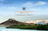 ANNUAL REPORT 2016-17 - Home - Ministry of Tourismtourism.gov.in/sites/default/files/annualreports/MoT Annual Report... · 4 Annual Report 2016-17 Chapter-1 Tourism - An Overview
